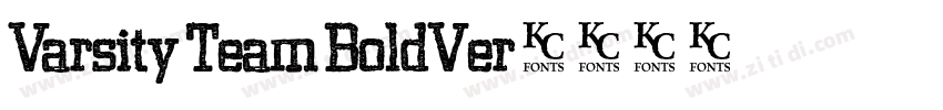 Varsity Team BoldVer字体转换